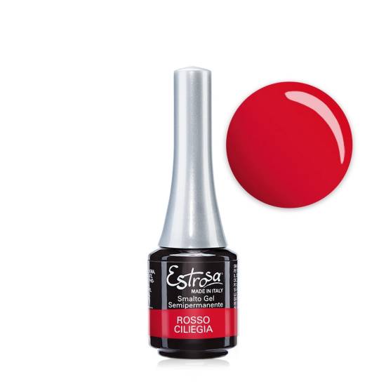 Estrosa - Smalto Gel Semipermanente 7491 Rosso Ciliegia 7ml