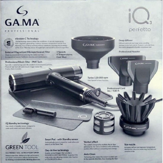 GAMA - Phon IQ3 Perfetto Colore Nero