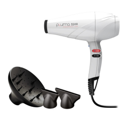 GAMA - Phon Pluma 5500 Ion  + Diffusore Colore Bianco