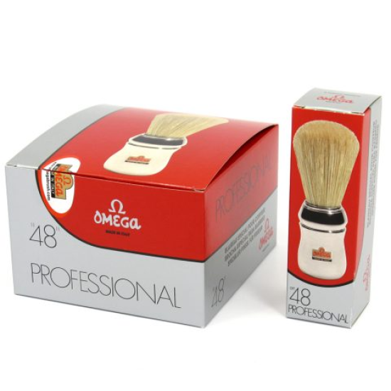 Omega - OFFERTA 6 Pennelli da Barba Art.48 Professional