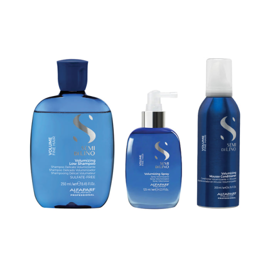 Alfaparf - Volume Shampoo 250ml + Volume Mousse Conditioner 200ml + Volume Spray 125ml