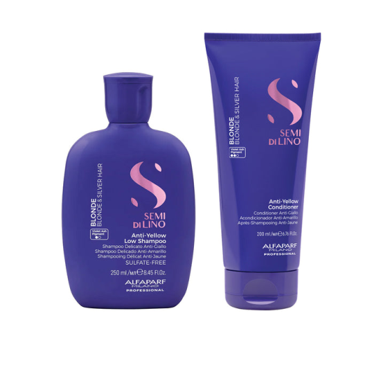 Alfaparf - Blonde & Silver Shampoo 250ml + Conditioner 200ml