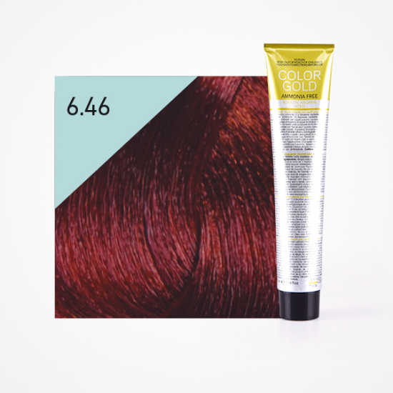 Design Look - Color Gold 6.46 Biondo Scuro Rame Rosso 100ml