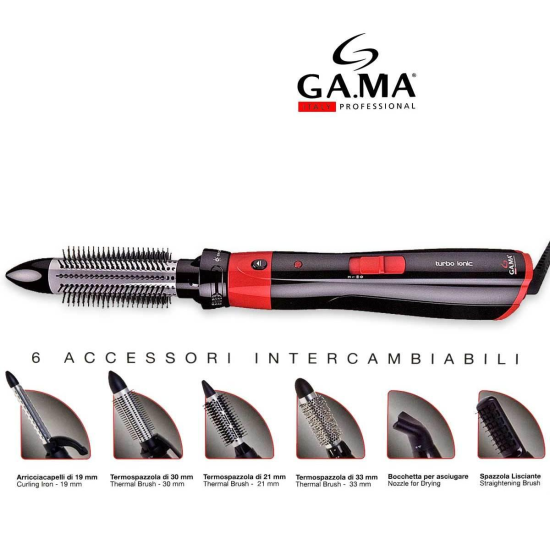 GAMA - Phon Spazzola Intercambiabile Multifunzioni Ion