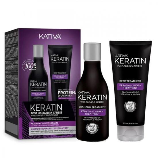 Kativa - Keratin Xpress Kit Post Lisciatura Shampoo + Conditioner