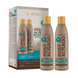 Kativa - Liscio Brasiliano Kit Post Alisado Shampoo + Conditioner