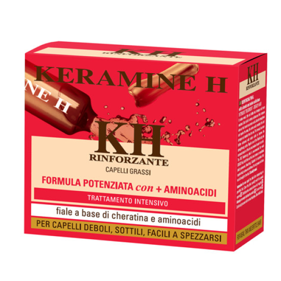 Keramine H - Fiala Rinforzante Capelli Grassi Confezione 10 fiale da 10ml