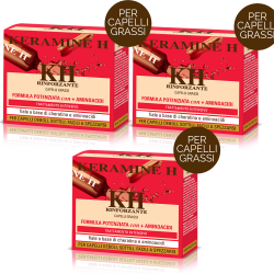 Keramine H - OFFERTA 3 Fiala Rinforzante Rossa Confezione 10 fiale da 10ml