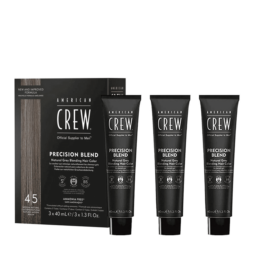 American Crew - Precision Blend Colorante 4/5 Kit 3x40ml