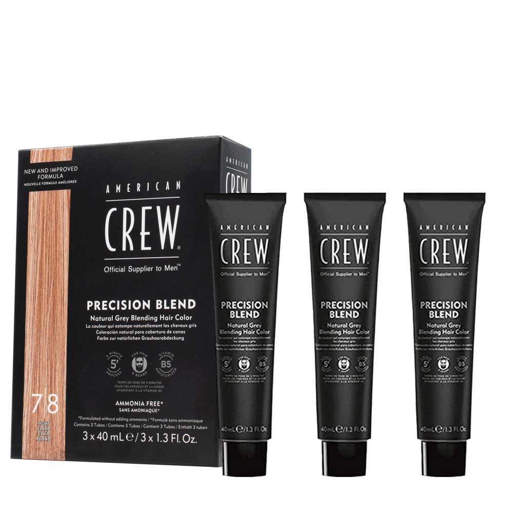 American Crew - Precision Blend Colorante 7/8 Kit 3x40ml