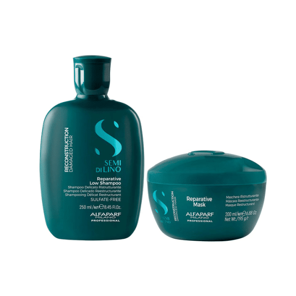 Alfaparf - Semi di Lino Reconstruction Reparative Shampoo 250ml + Mask 200ml