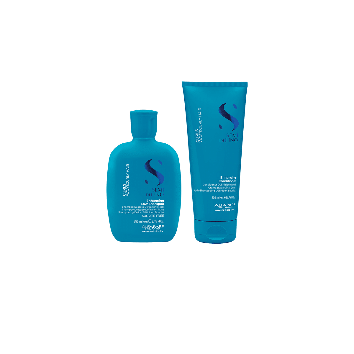 Alfaparf - Semi di Lino Curls Shampoo 250ml + Conditioner 200ml