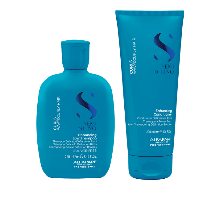 Alfaparf - Semi di Lino Curls Shampoo 250ml + Conditioner 200ml