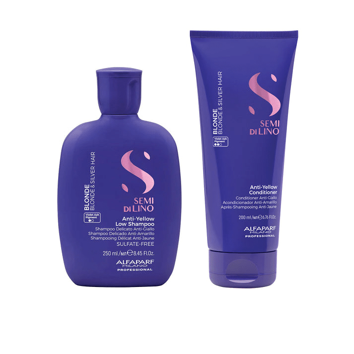 Alfaparf - Semi di Lino Blonde Shampoo 250ml + Conditioner 200ml