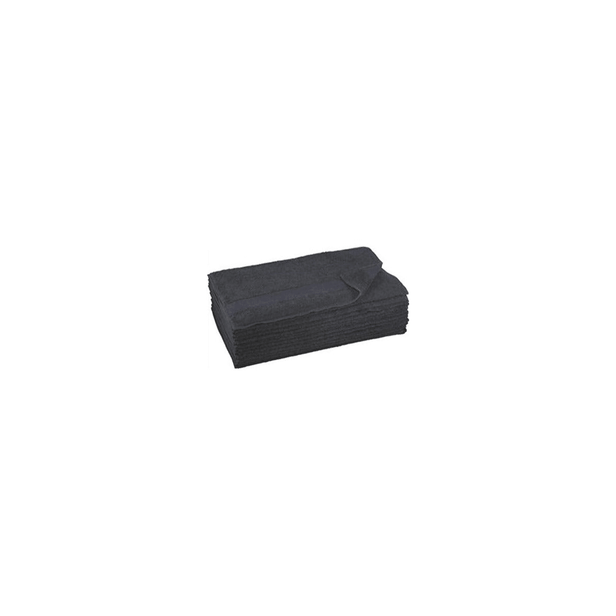 Bob Tuo - Asciugamani 100% Cotone Misura 50x85 cm Colore Nero Confezione da 12 pezzi