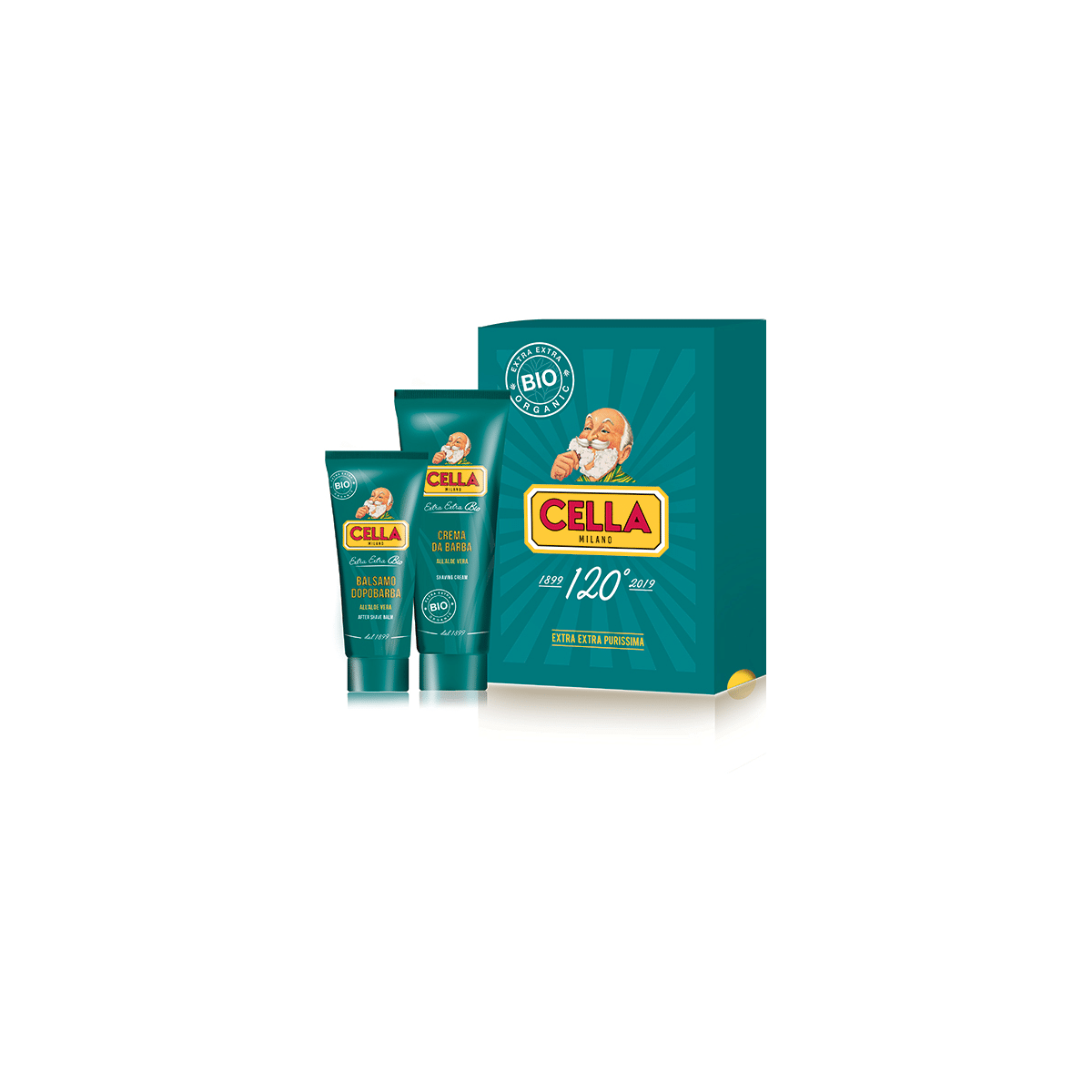 Cella Milano - Gift Set Bio Crema Da Barba 150ml + Lozione Dopobarba 100ml
