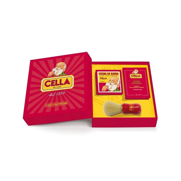 Cella Milano - Gift Sets Crema Da Barba+Lozione Dopobarba+Pennello Barba