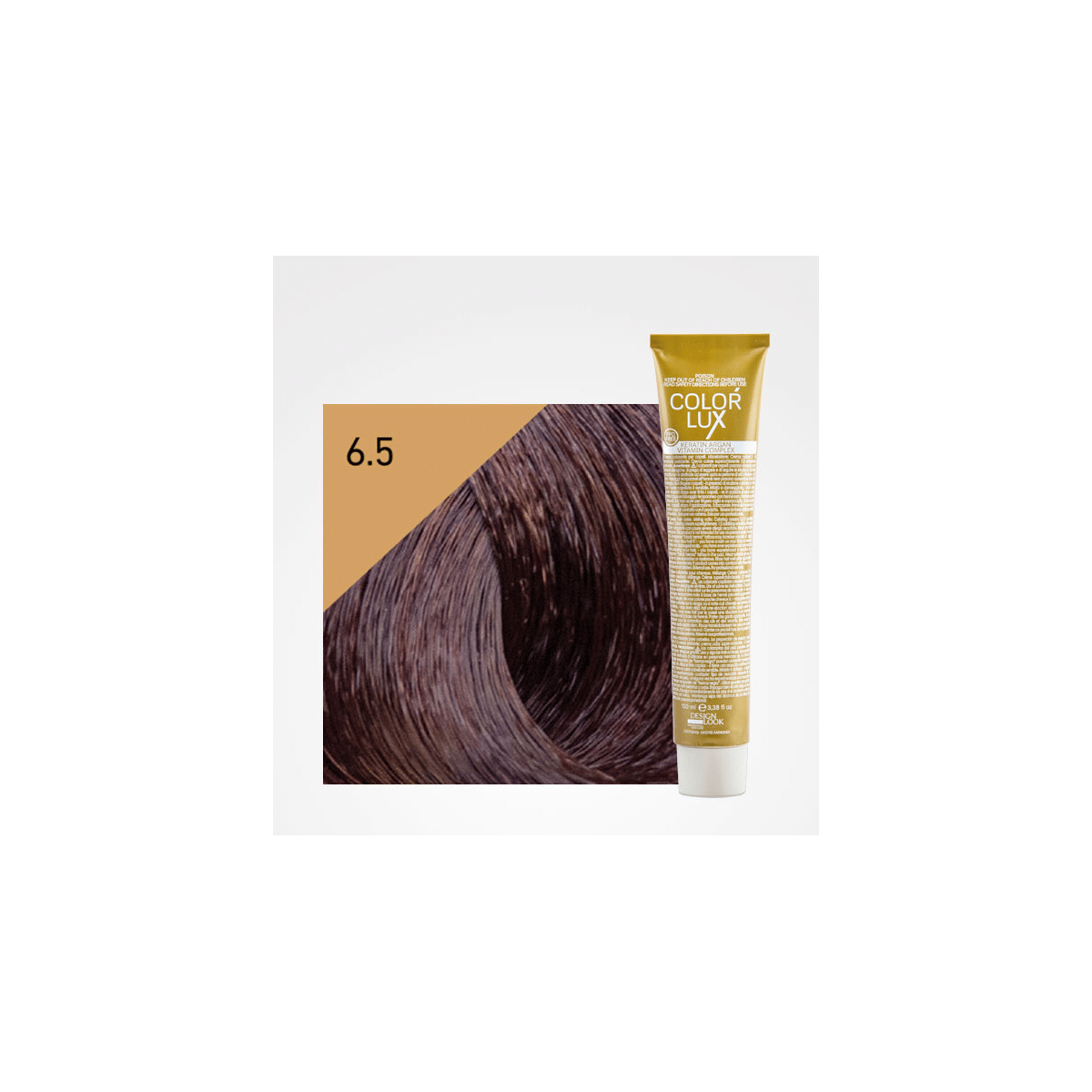 Design Look - Color Lux 6.5 Biondo Scuro Mogano Confezione 3 pezzi da 100ml