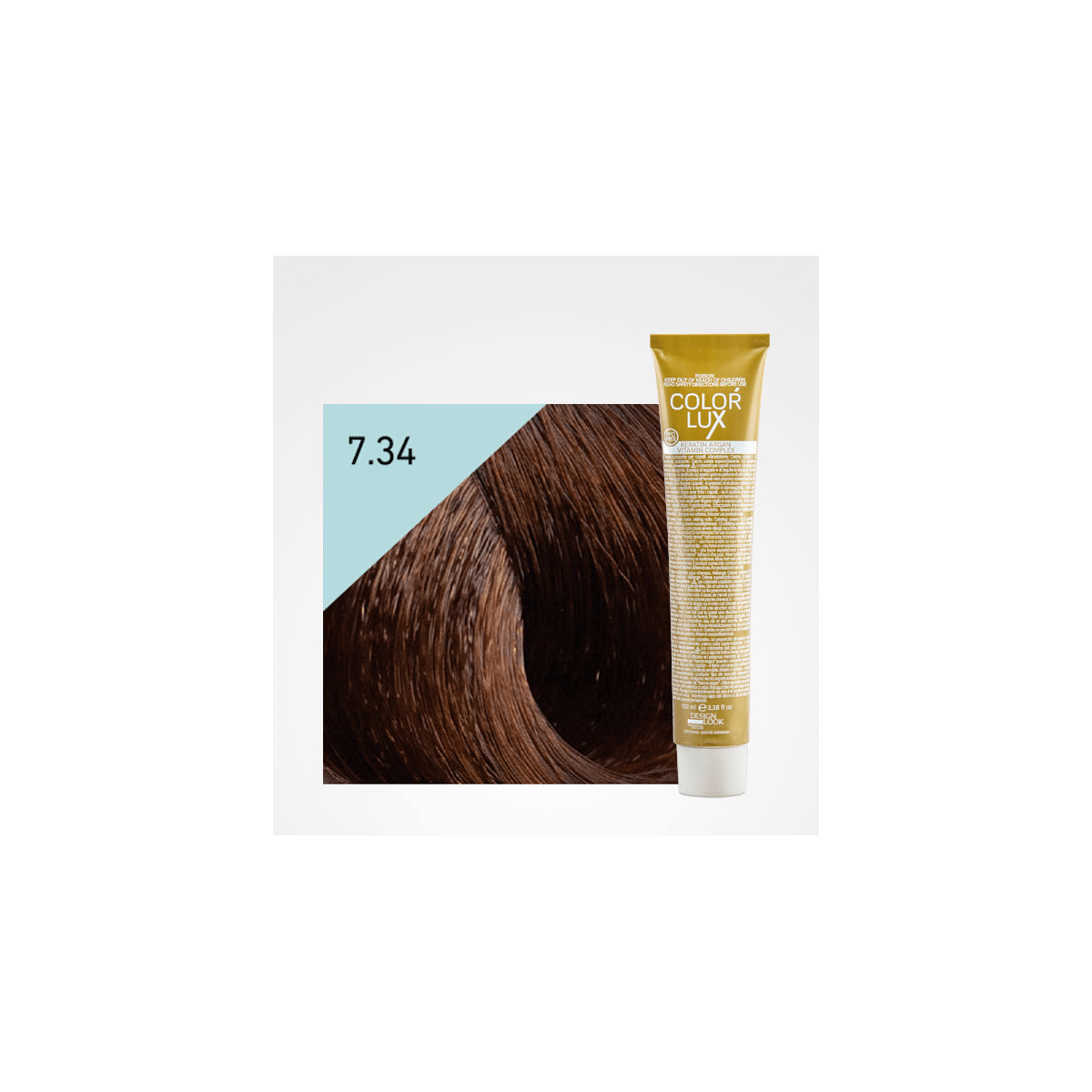 Design Look - Color Lux 7.34 Biondo Dorato Rame 100ml