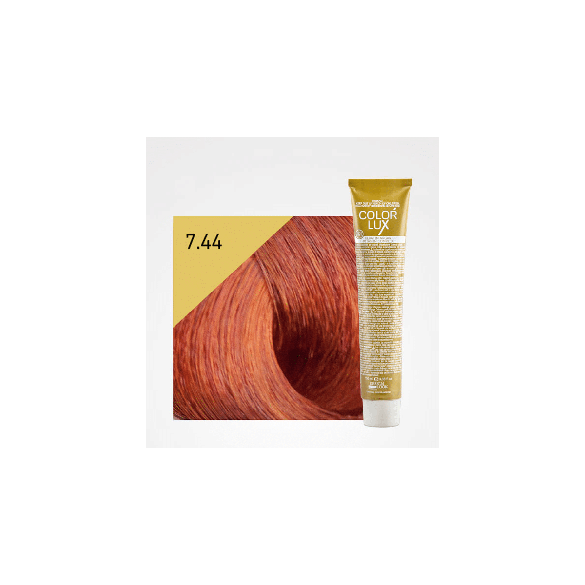Design Look - Color Lux 7.44 Biondo Dorato Rame 100ml