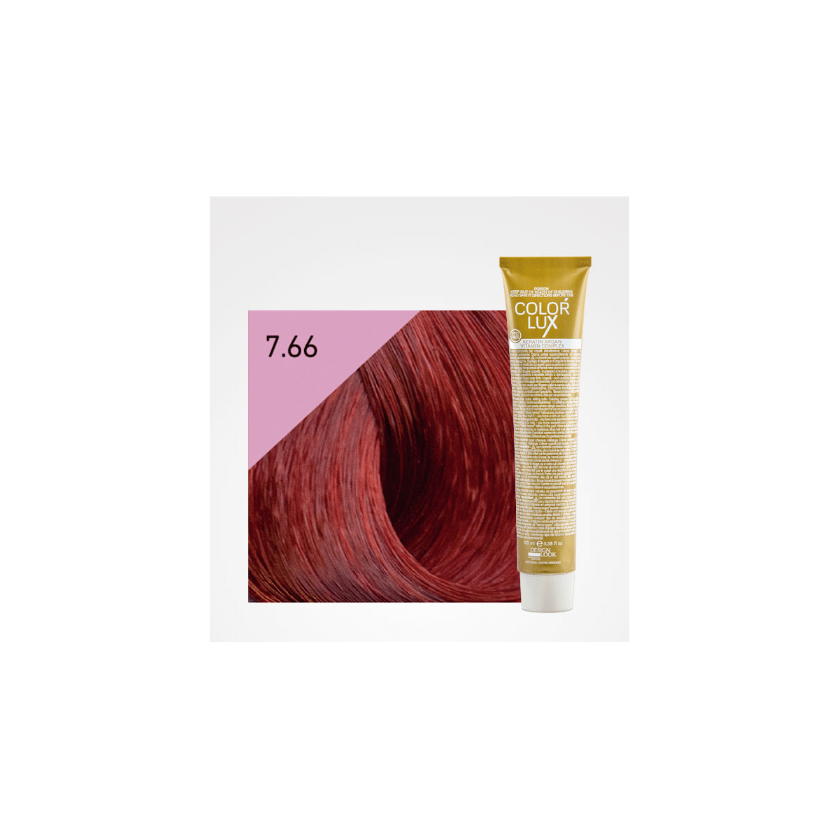 Design Look - Color Lux 7.66 Biondo Rosso Intenso 100ml