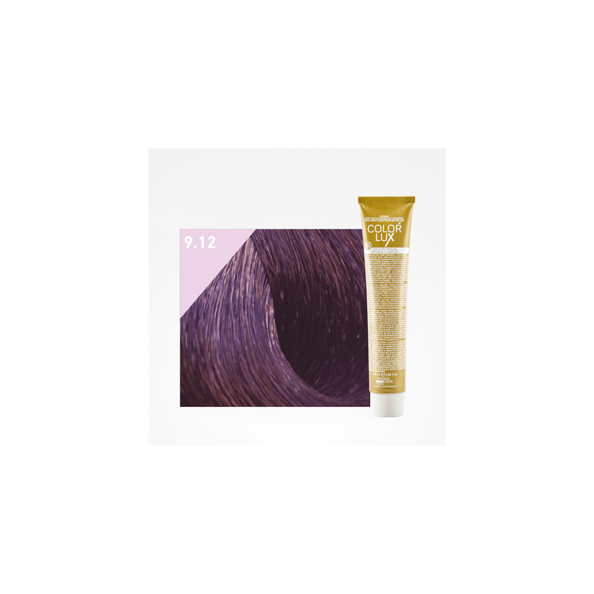 Design Look - Color Lux 9.12 Biondo Chiarissimo Cenere Viola 100ml