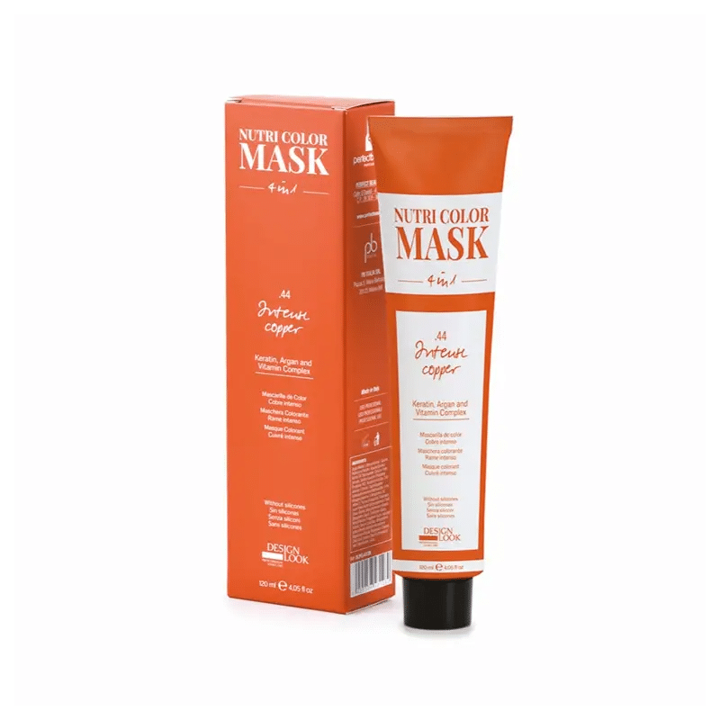 Design Look - Nutri Color Mask 4 in .44 Intense Copper 120ml