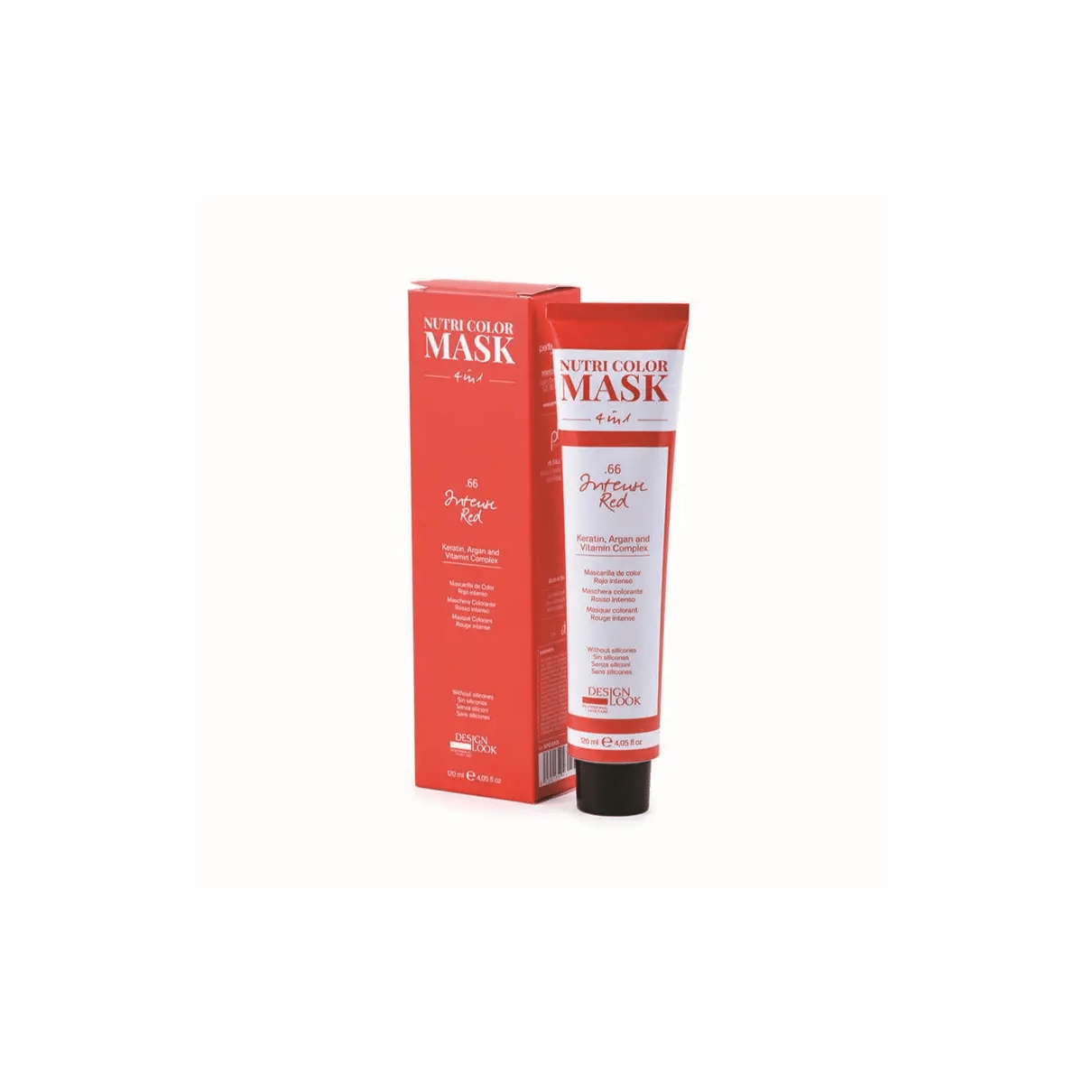 Design Look - Nutri Color Mask 4 in 1 .66 Intense Red 120ml