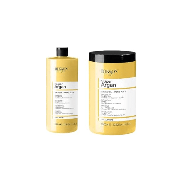 Dikson - DiksoPrime Super Argan KIT 2 PEZZI Shampoo 1000ml + Maschera 1000ml