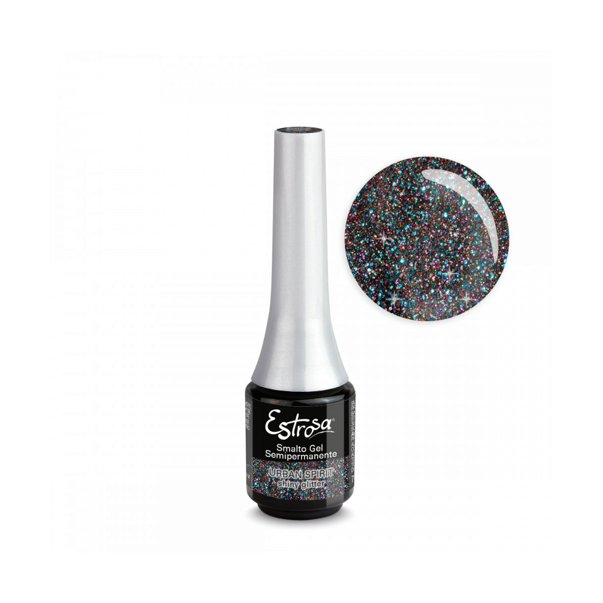 Estrosa - Smalto Gel Semipermanente 7983 Urban Spirit Shiny Glitter 7ml