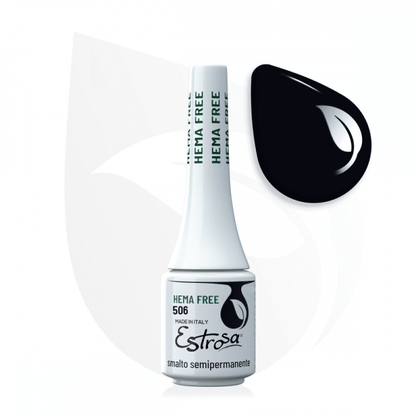 Estrosa - Hema Free Smalto Semipermanente 506 Nero 7ml