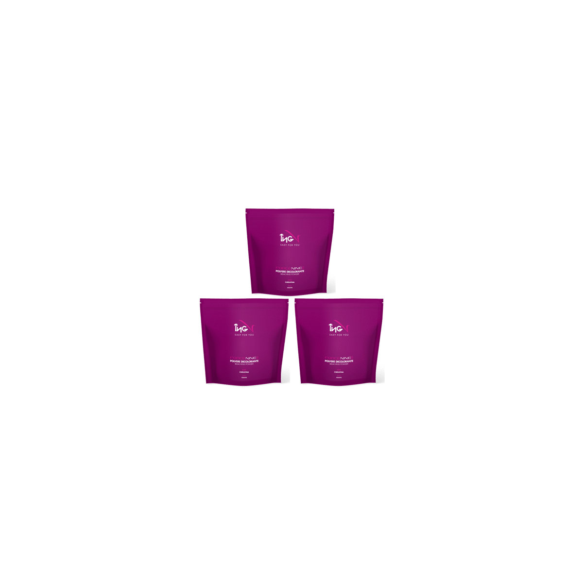 ING - OFFERTA 3 Force Nine 9 Polvere Decolorante 500gr