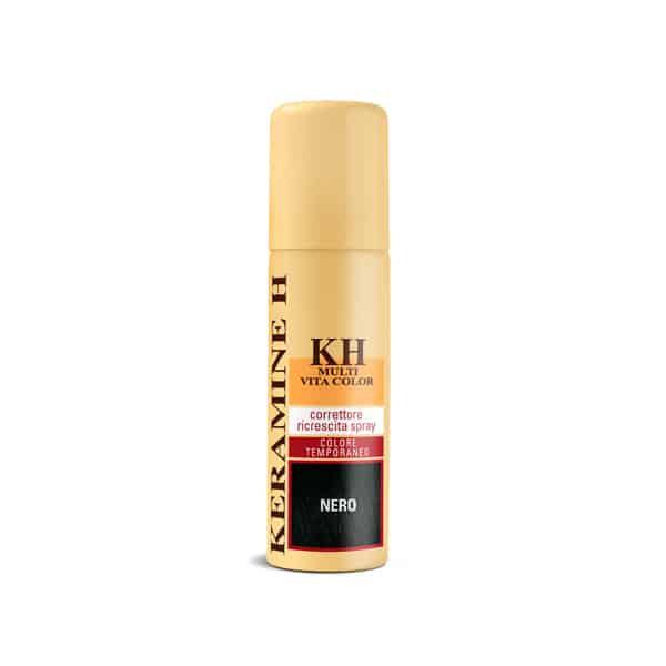 Keramine H - Correttore Ricrescita Spray  Multi Vita Color Nero 75ml