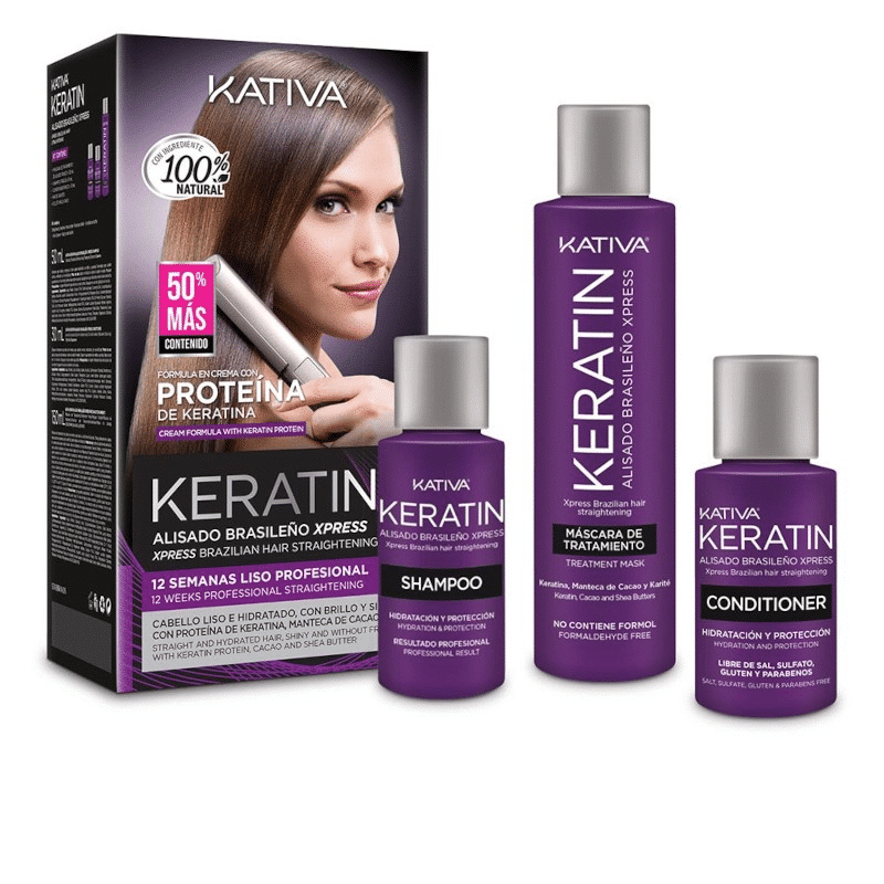 Kativa - Keratin Xpress Kit Trattemento Liscio Brasiliano