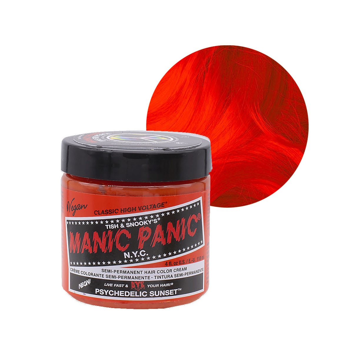 Manic Panic - Classic High Voltage Psychedelic Sunset 118ml