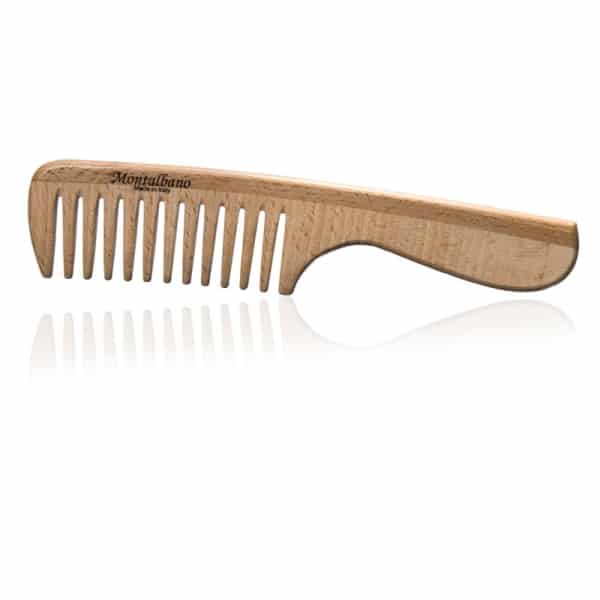 Montalbano - Pettine Legno 1003G MAXI dentatura rada con manico