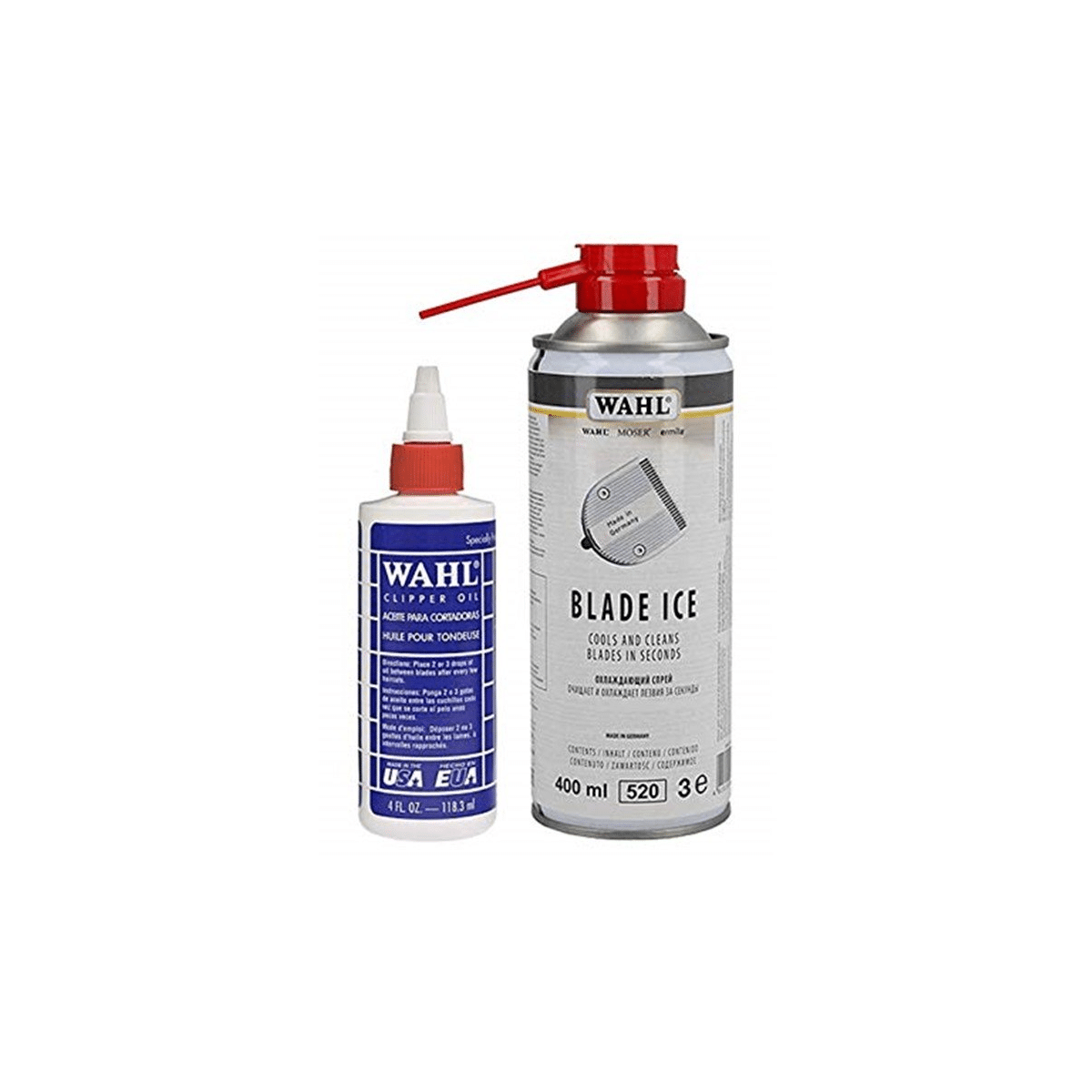 Wahl - KIT Blade Ice Spray 400ml + Special Clipper Oil 118,3ml