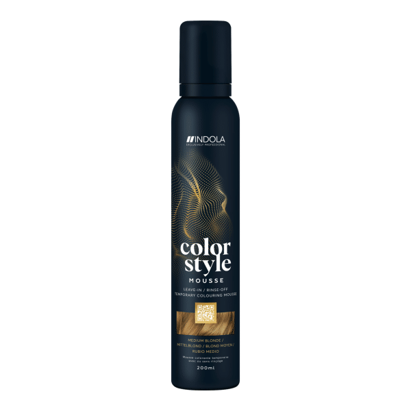 Indola Color Style Mousse Medium Blonde 200ml